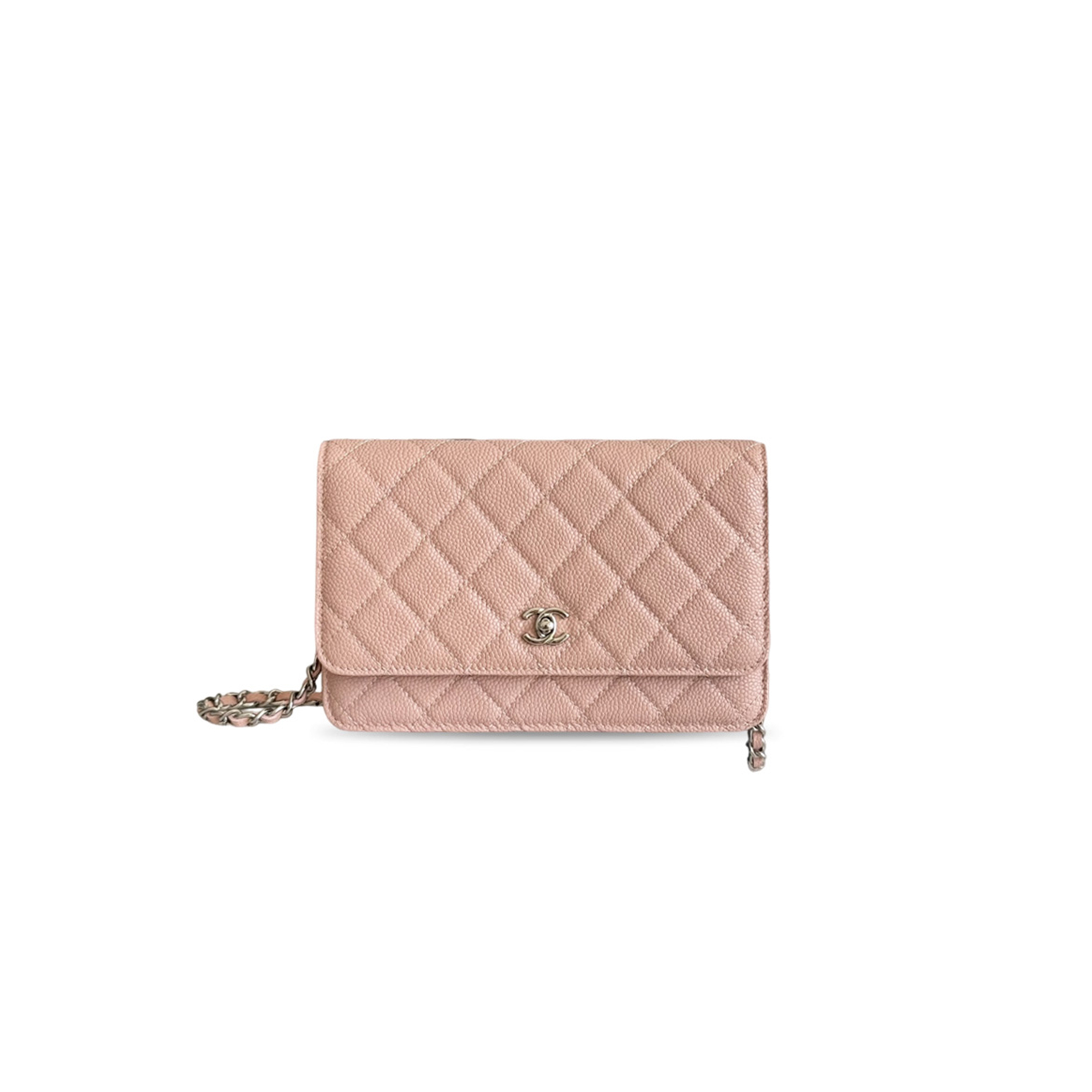 CHANEL CAVIAR QUILTED WALLET ON CHAIN WOC AP4241 (19*12*3cm)
